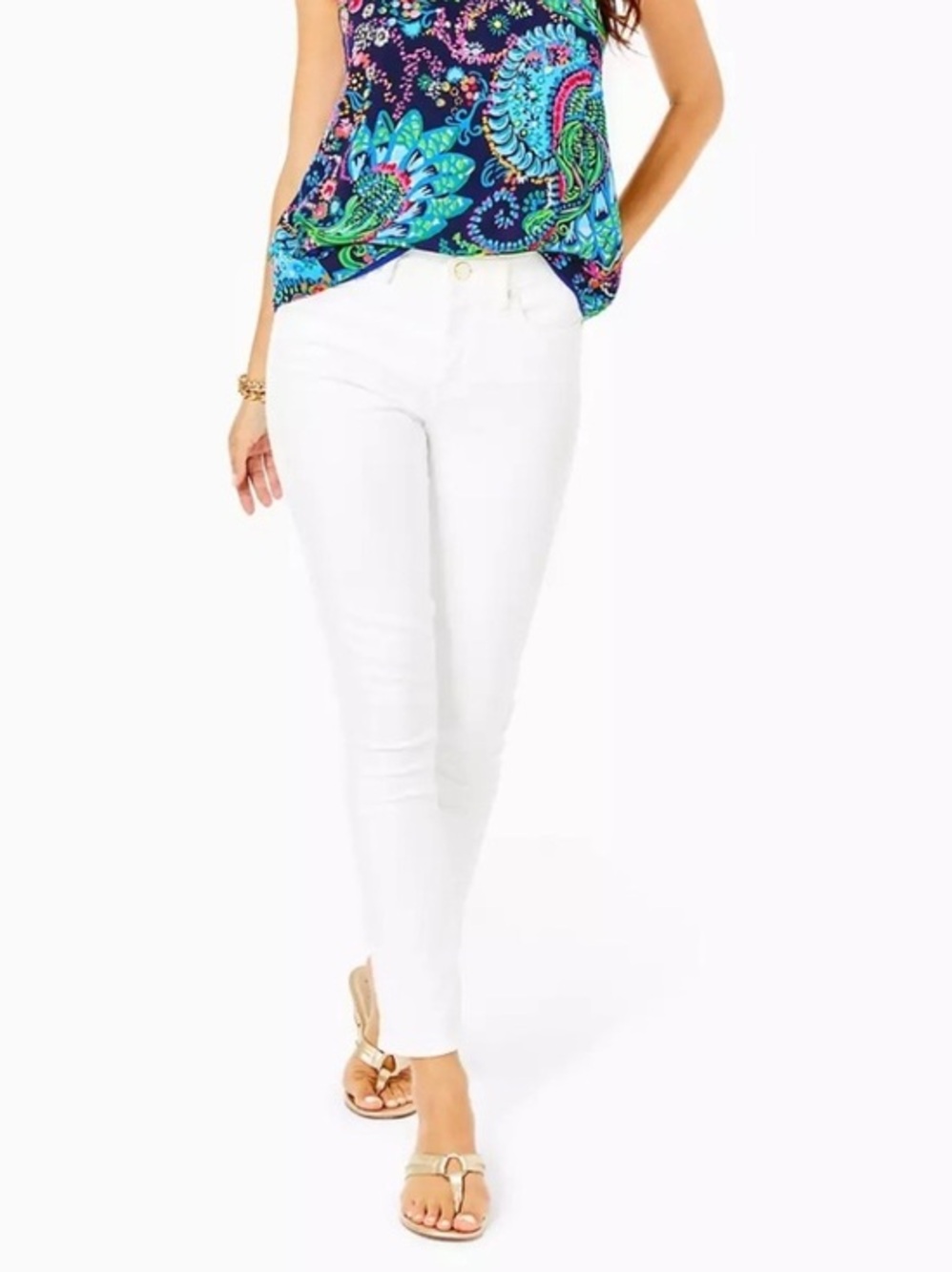 🔆 Lilly Pulitzer South Ocean High Rise Resort White‎ Jeans
14
NWT *flaw*